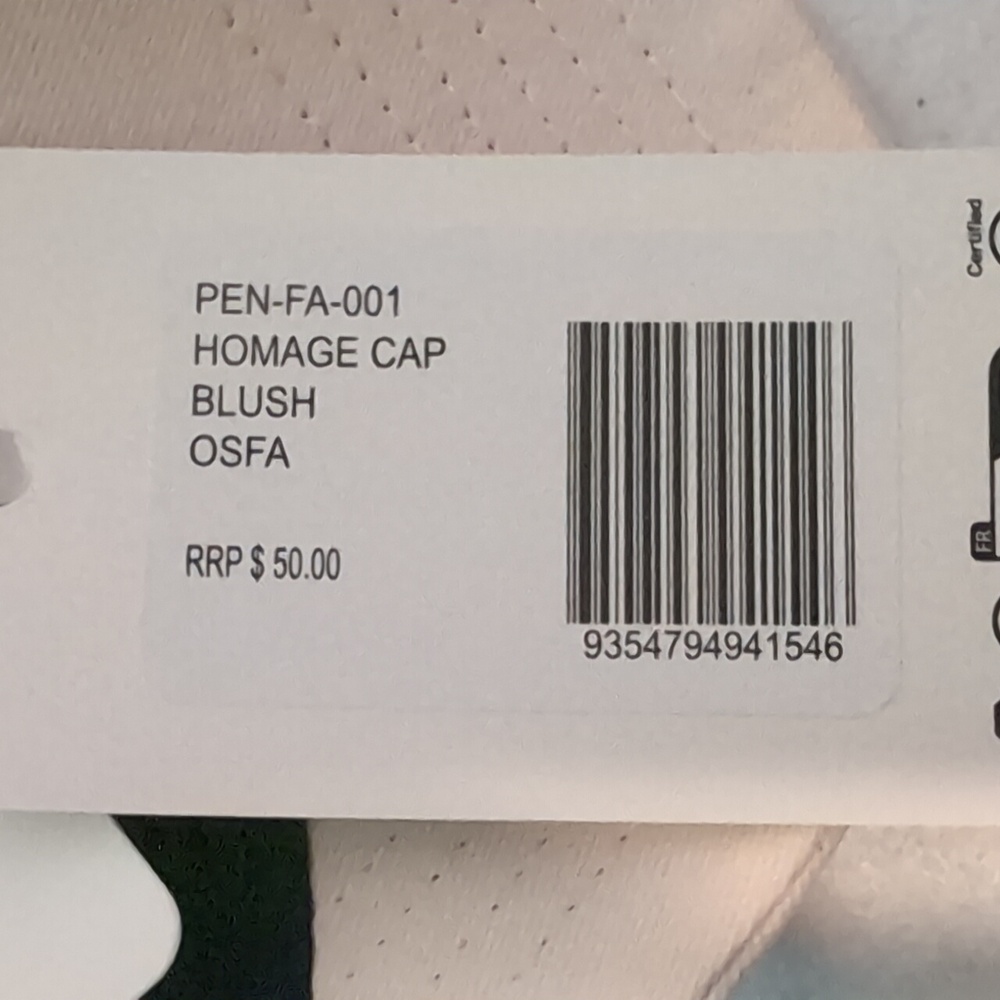 P.E Nation White Homage Cap NWT - Picture 5 of 6